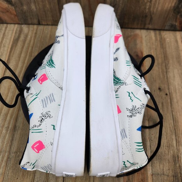 Converse Skid Grip Mens size 8.5 / Womens 10 Archive Print Canvas Sneakers Shoes - Picture 6 of 9